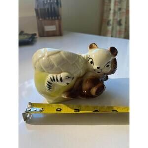 Vintage squirrel Planter retro mid century 1950s pottery kitsch